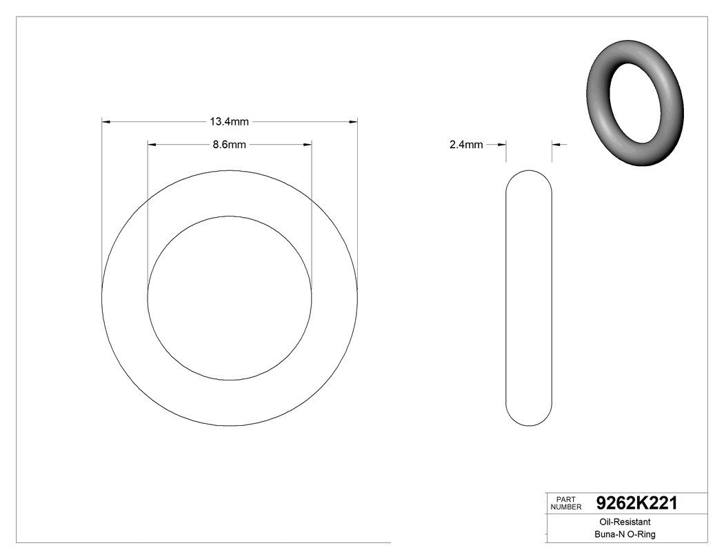 Technical drawing - 9262K221